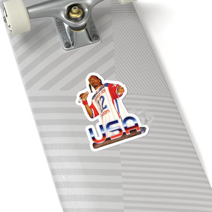 Snoop Dogg 2024 Olympics USA Funny Sticker