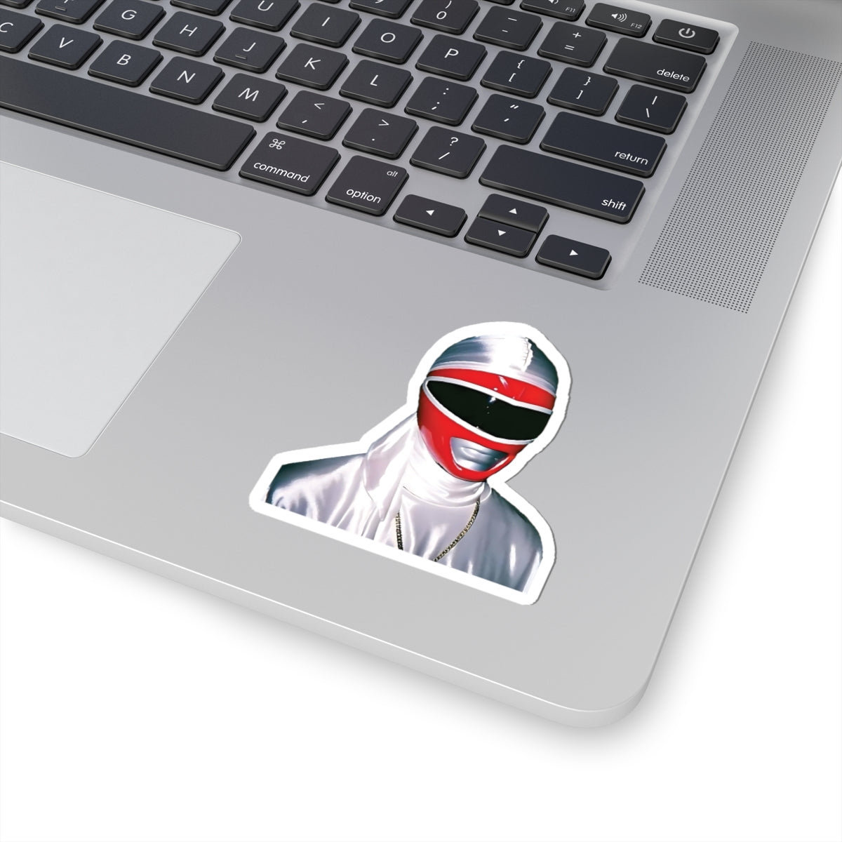 Red Power Ranger Durag Funny Sticker