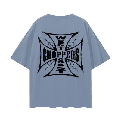 Vintage/Y2K Style West Coast Choppers Web Oversized T Shirt