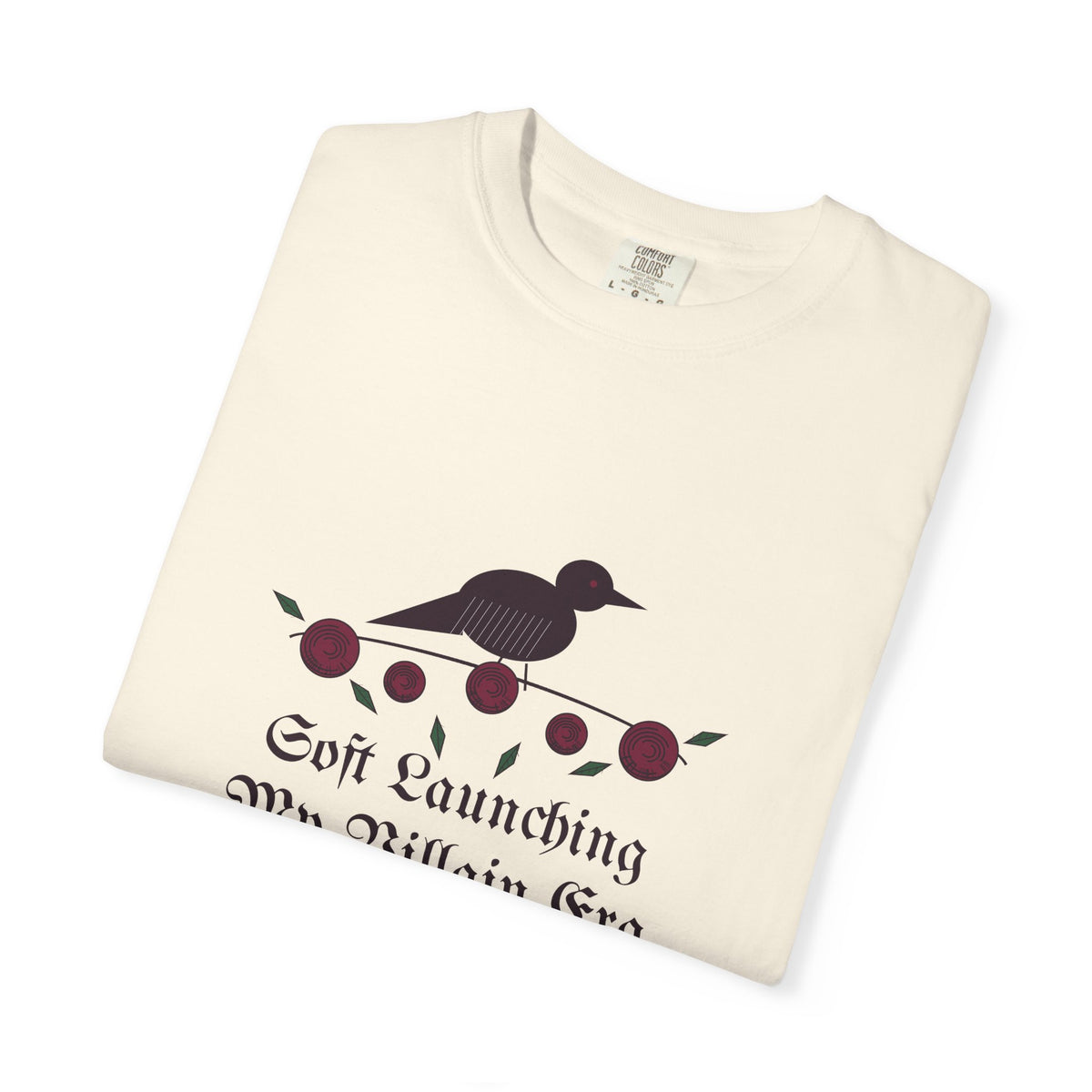 Soft Launching My Villain Era Gothic Rose Raven Tee