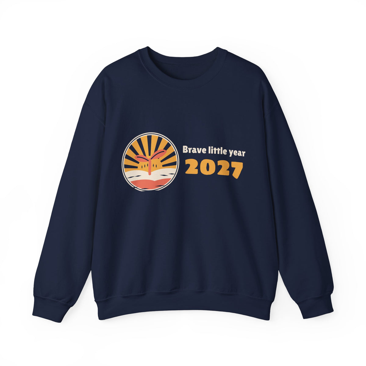 New Year Sweatshirt 2027, Brave Little Year Crewneck, New Year Gift for Her, Cozy Intentions Sweatshirt, Fresh Start Top