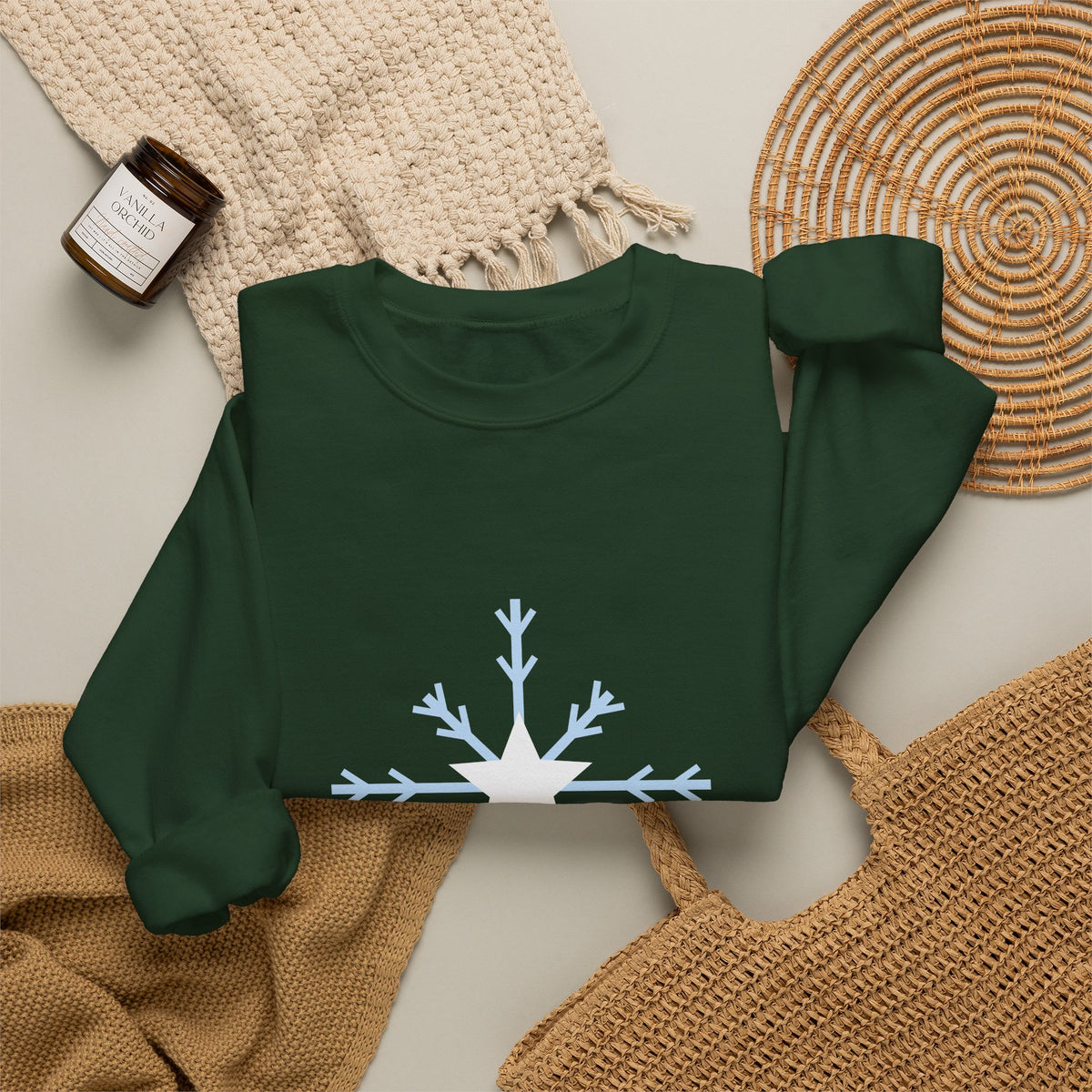 Merry and Bright Sweatshirt, Blue and Silver Christmas Crewneck for Women, Winter Holiday Sweatshirt, Gift for Her, Unisex S-3XL