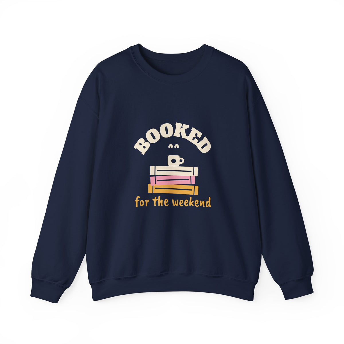 Book Lover Sweatshirt, Booked for the Weekend Crewneck, Reading Sweatshirt for Women, Bookish Gift, Book Club Gift, Unisex S-3XL
