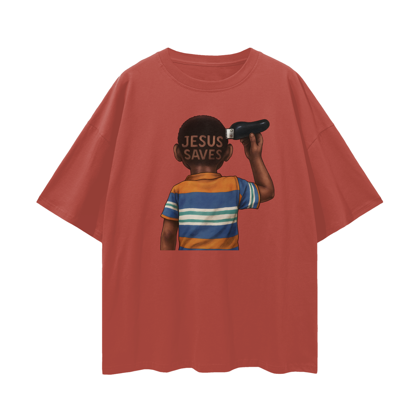 Vintage/Y2K Religious Jesus Saves Oversized T Shirt