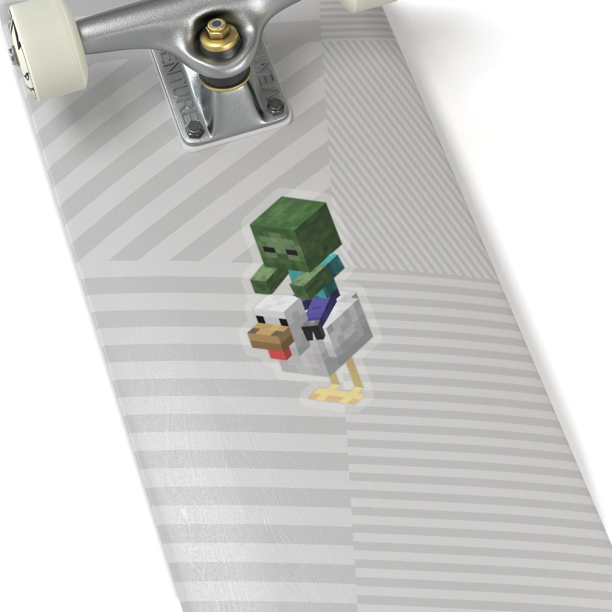 Minecraft Zombie On Chicken Funny Sticker