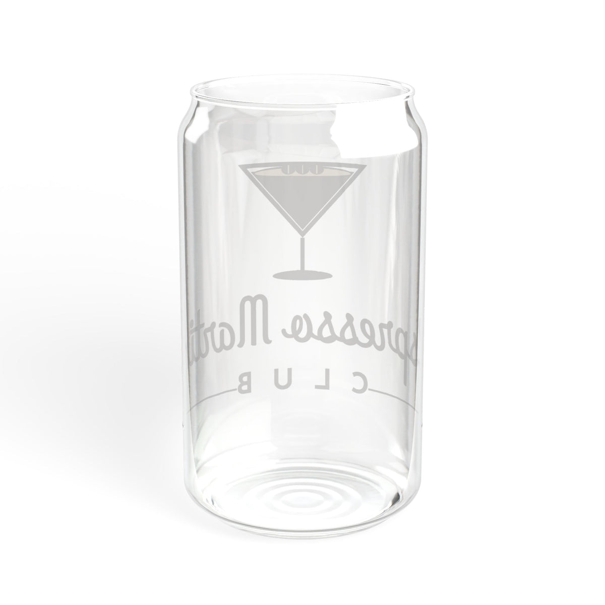Espresso Martini Club Retro Cocktail Glass Can Tumbler
