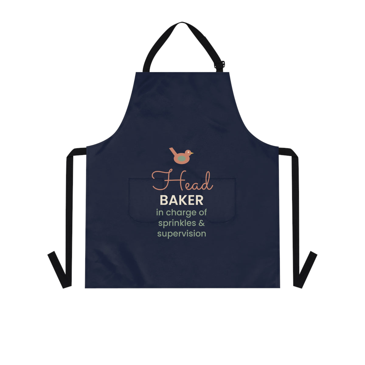 Head Baker Apron, Matching Parent and Kid Baking Set, Funny Baking Apron, Christmas Cookie Baking Gift, Gift for Mom or Dad