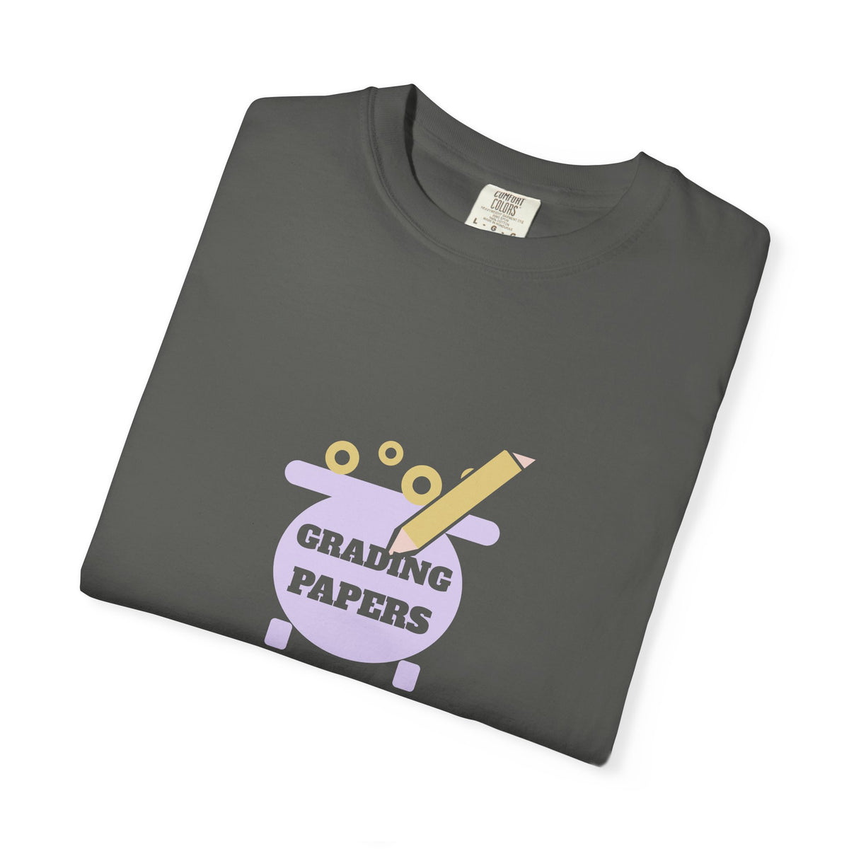 Teacher Halloween Shirt, Grading Papers and Brewing Potions Tee, Spooky Teacher T-Shirt, Gothic Floral Teacher Gift for Her