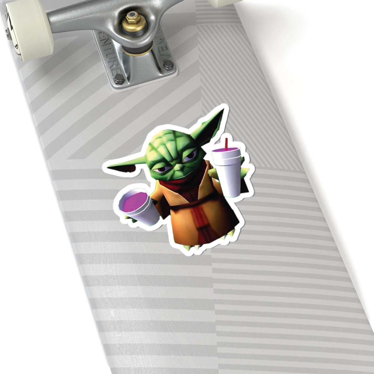 Yoda Double Cupped Lean Funny Sticker