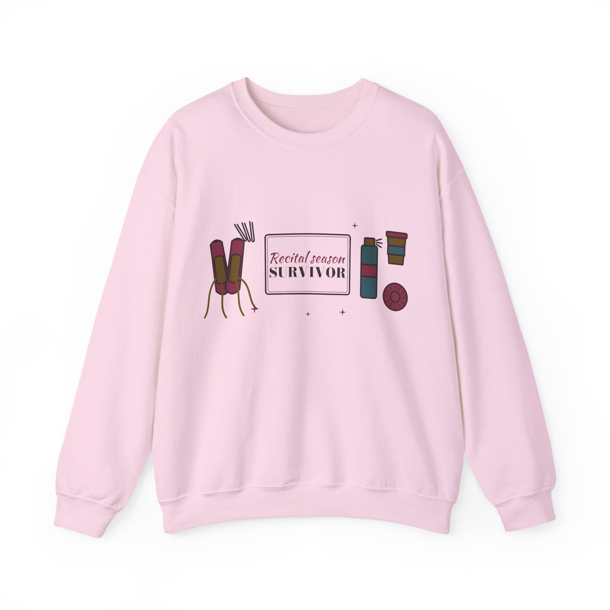 Ballet Mom Sweatshirt, Recital Season Survivor Crewneck, Dance Mom Gift, Winter Recital Sweatshirt, Christmas Gift for Dance Mom