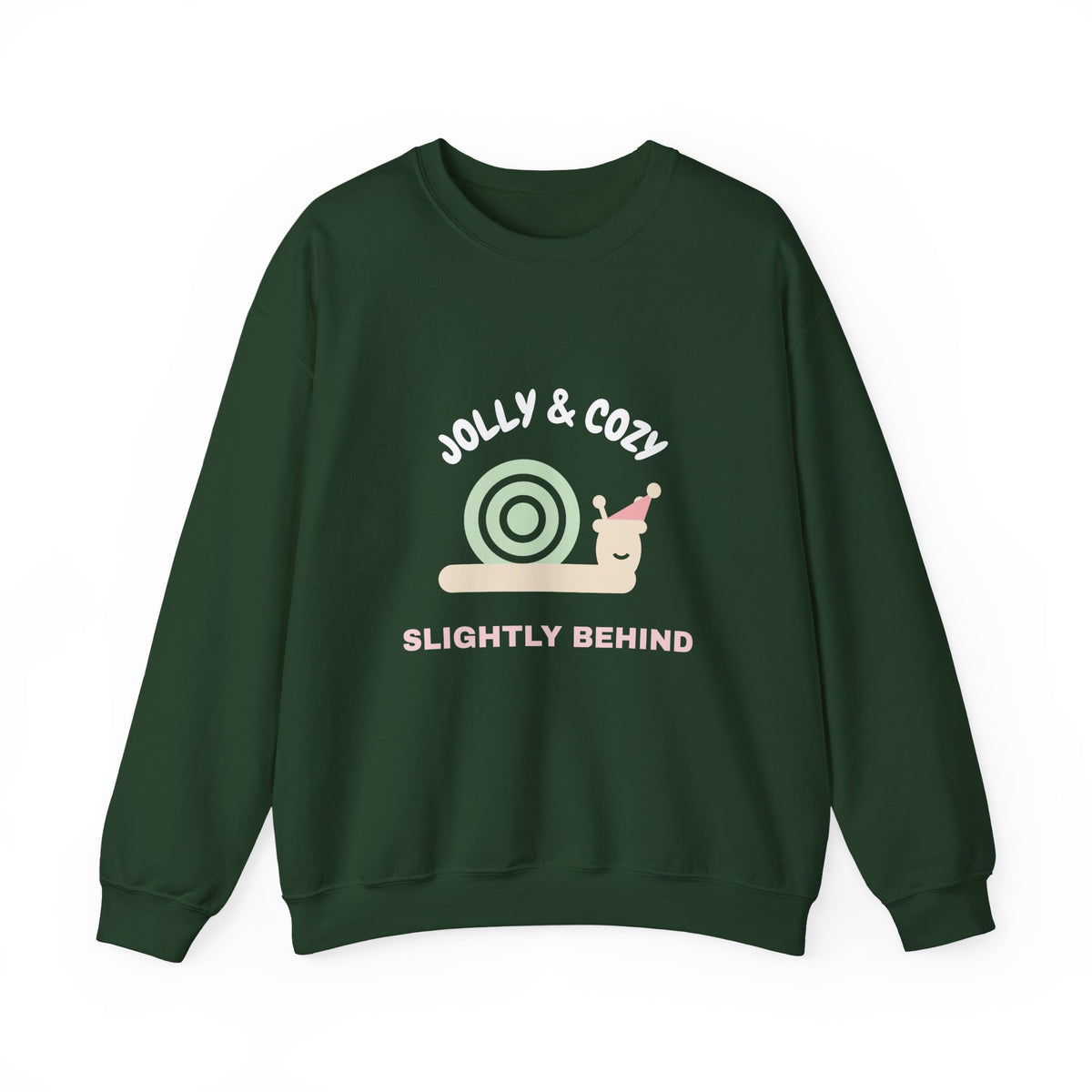 Funny Christmas Sweatshirt for Women, Jolly Cozy and Slightly Behind Crewneck, Holiday Mom Sweatshirt, Cozy Christmas Gift