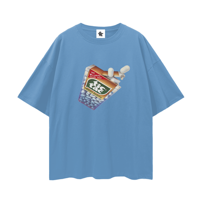 Vintage/Y2K Tic Tac Graphic Oversized T Shirt