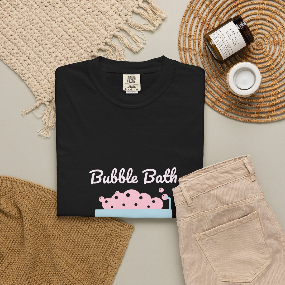 Self Care Shirt, Bubble Bath Board Member Tee, Funny Self Care Gift for Her, Comfort Colors Womens Tee, Spa Day