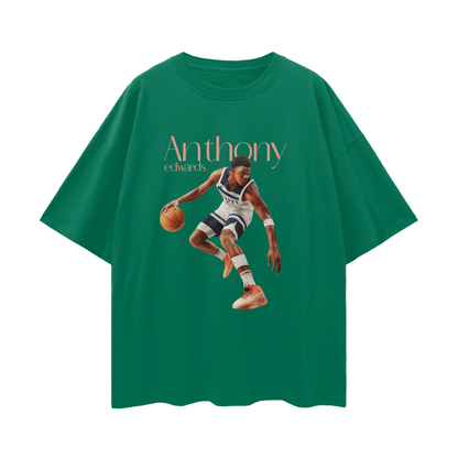 Anthony Edwards Minnesota Timberwolves Oversized T Shirt
