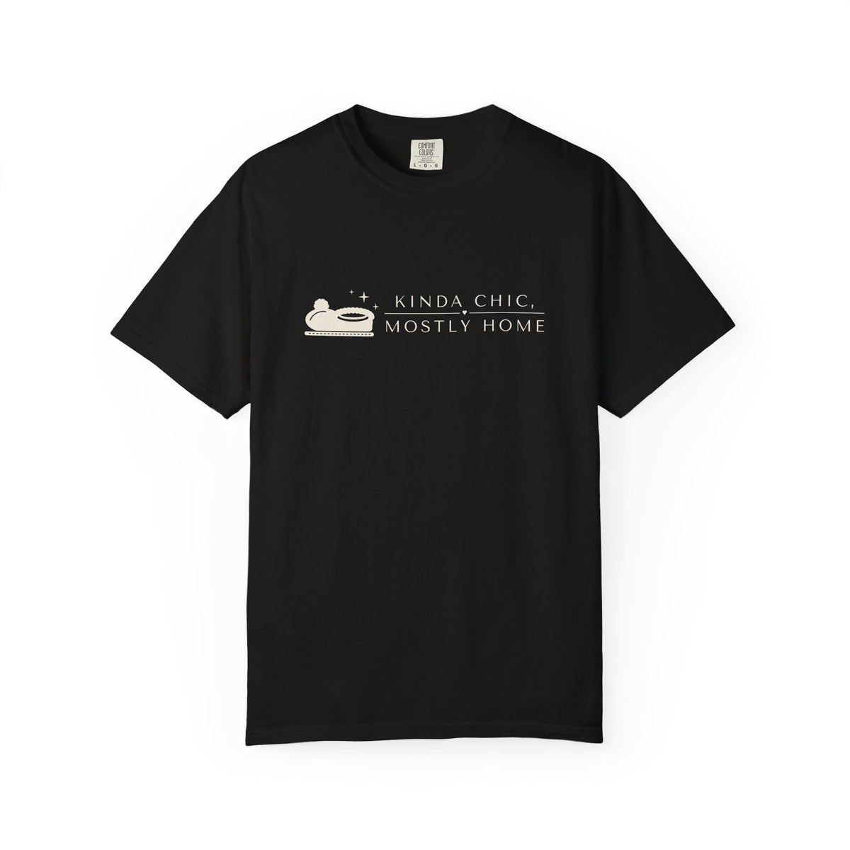 Kinda Chic Mostly Home Minimal Editorial Tee