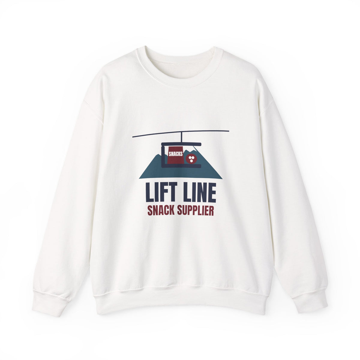 Ski Mom Sweatshirt, Lift Line Snack Supplier Crewneck, Snowboard Mom Gift, Winter Sports Mom Sweatshirt for Women