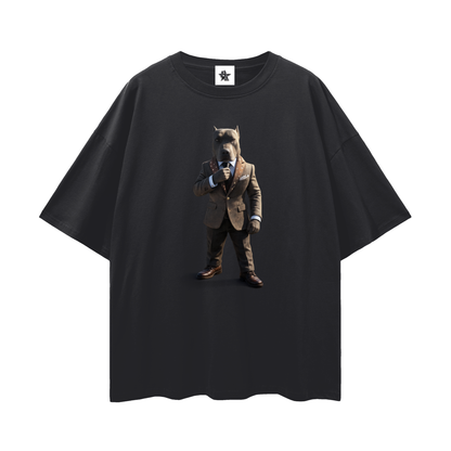 Vintage/Y2K Funny Dog Graphic T Shirt