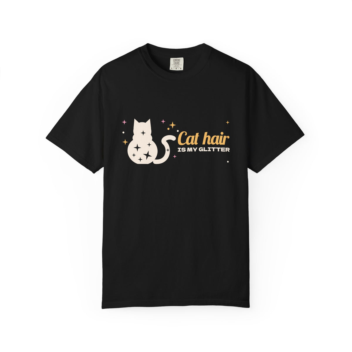 Cat Hair Is My Glitter Tee, Cat Mom Shirt, Funny Cat Shirt for Women