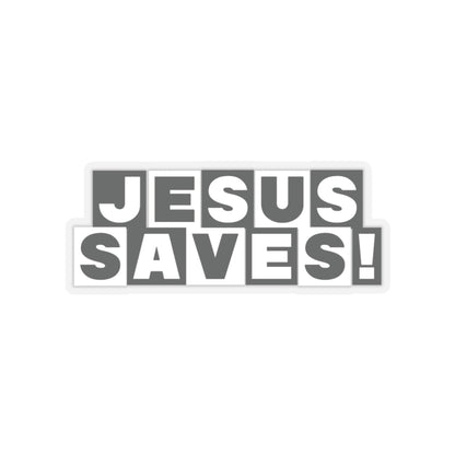 Religious Jesus Saves Cartoon Network Sticker