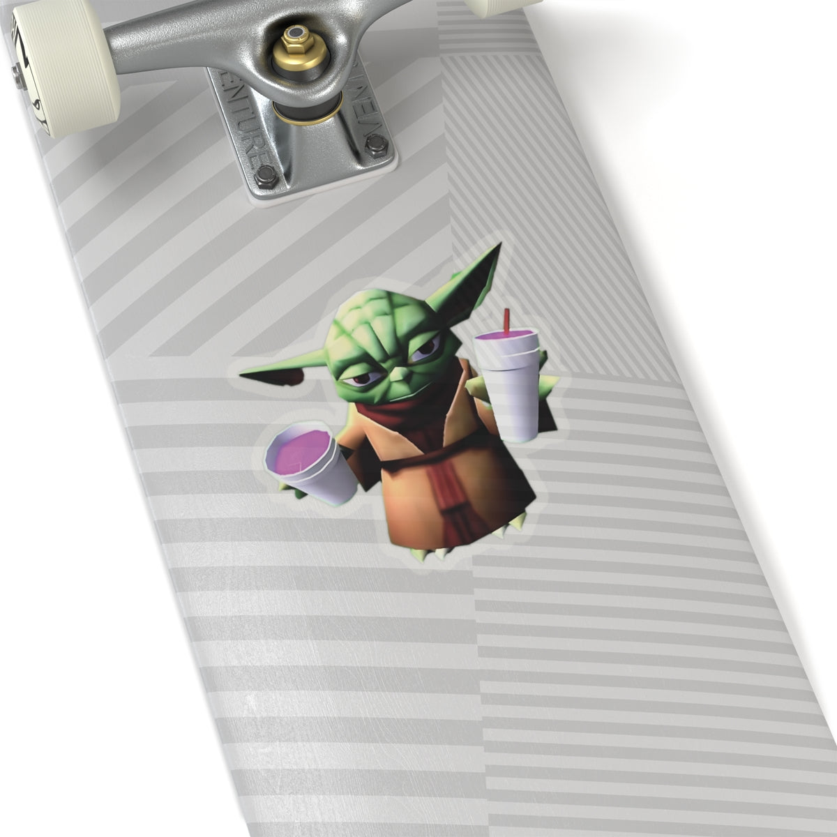 Yoda Double Cupped Lean Funny Sticker