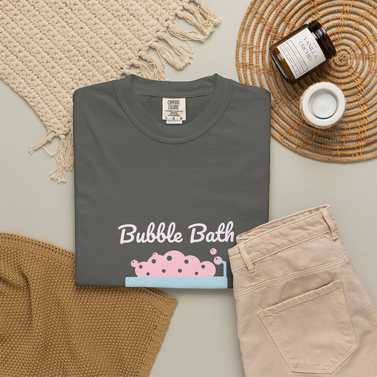 Self Care Shirt, Bubble Bath Board Member Tee, Funny Self Care Gift for Her, Comfort Colors Womens Tee, Spa Day