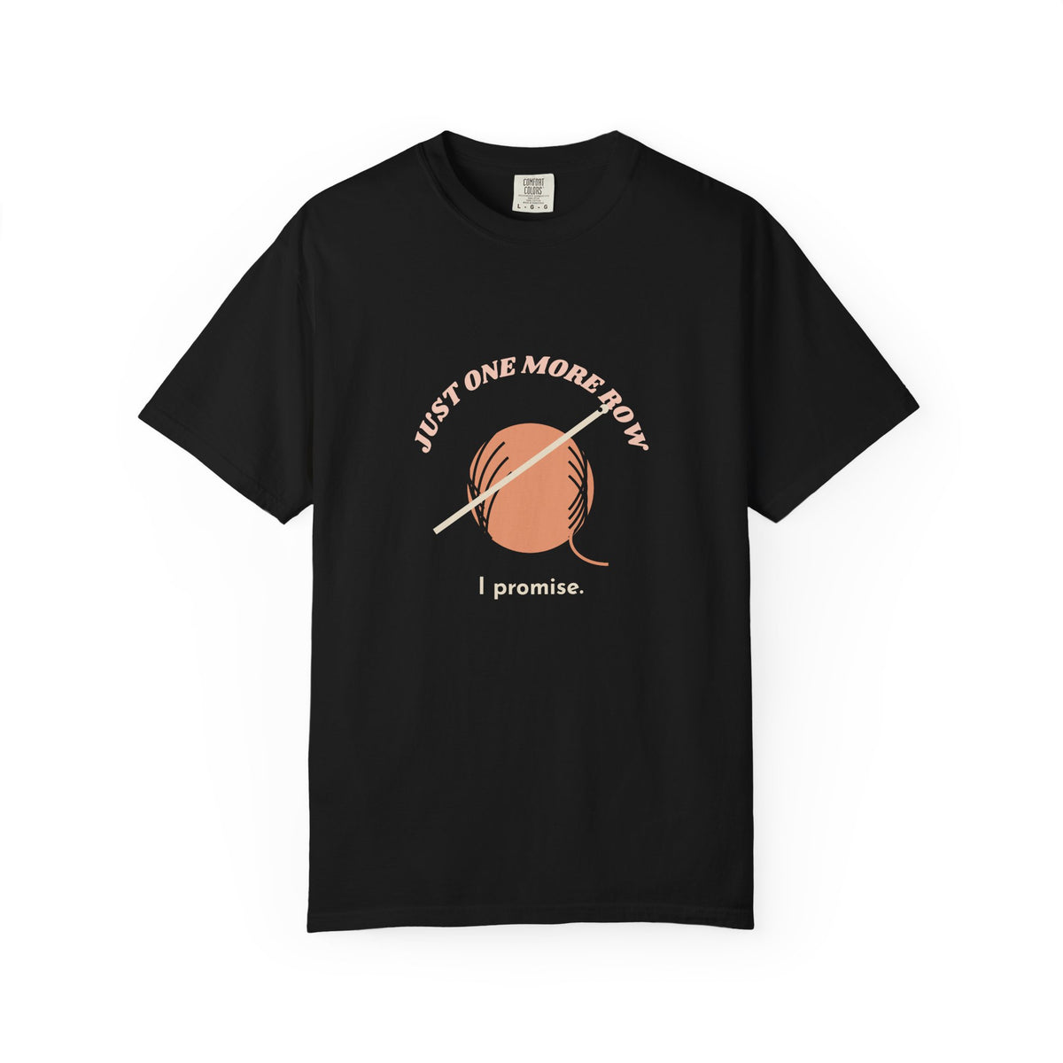 Crochet Shirt, Just One More Row I Promise Tee, Crochet Lover Gift, Yarn T-Shirt for Women, Crafter Christmas Gift