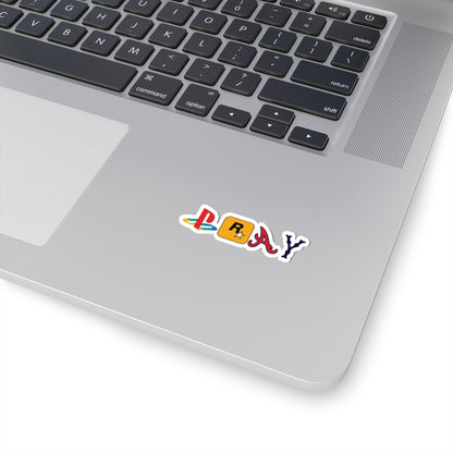 Religious Jesus Pray Logos Sticker