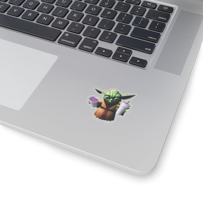 Yoda Double Cupped Lean Funny Sticker