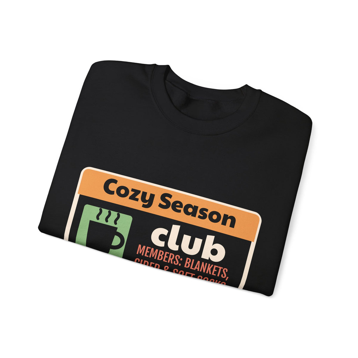 Cozy Season Club Sweatshirt, Fall Crewneck for Women, Pumpkin Season Sweatshirt, Autumn Gift for Her, Thanksgiving, Unisex S-3XL