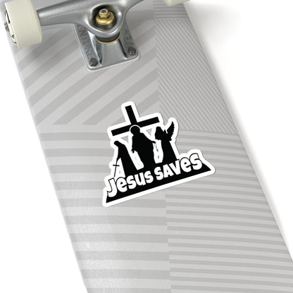 Religious Jesus Saves Fortnite Sticker