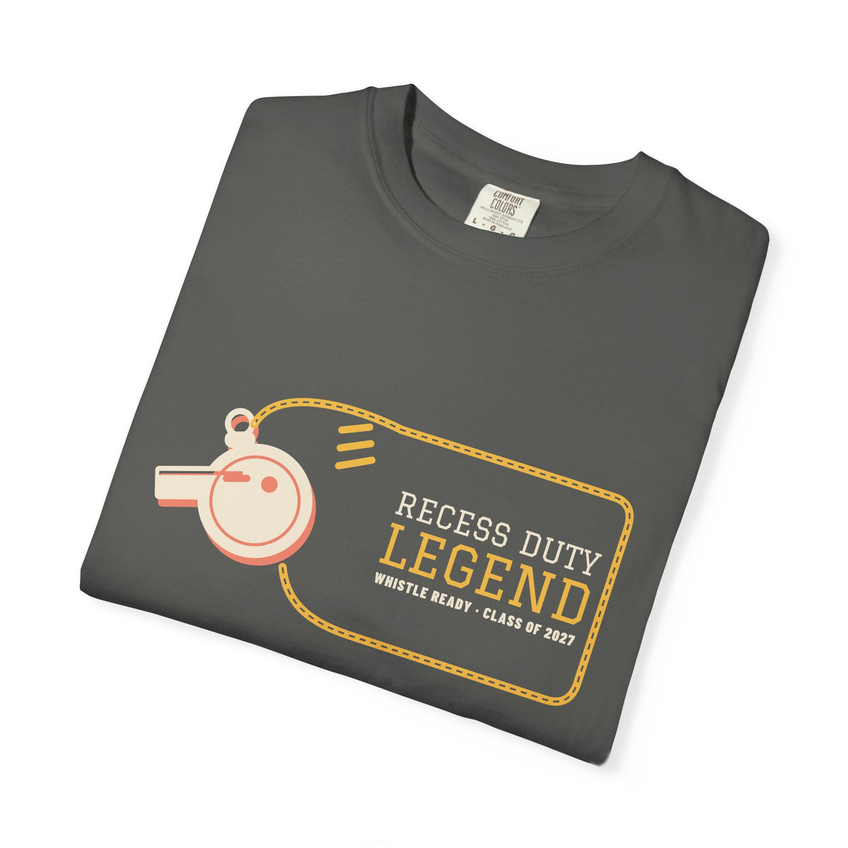 Teacher Shirt, Recess Duty Legend Varsity Tee, Teacher Appreciation Gift, Funny Teacher Tee, Garment-Dyed Cotton
