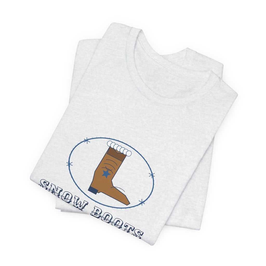 Snow Boots Lasso Optional Western Winter Tee
