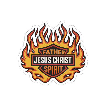 Religious Jesus Christ Harley Davidson Sticker