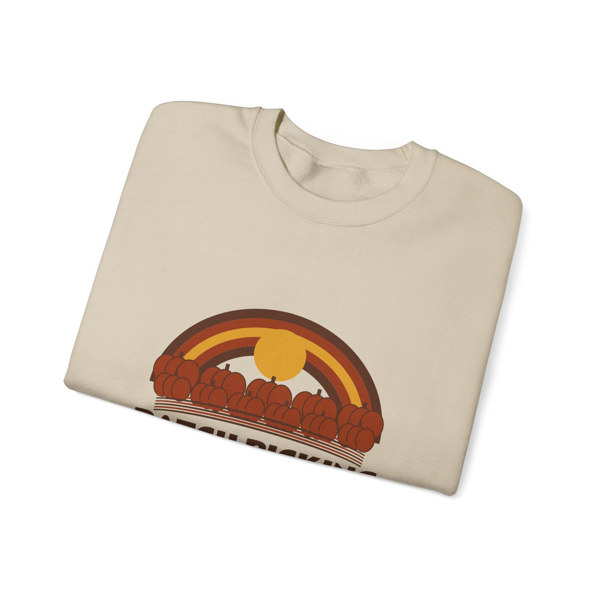 Patch Picking Season Retro 70s Pumpkin Patch Crewneck Gift for Her