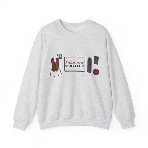 Ballet Mom Sweatshirt, Recital Season Survivor Crewneck, Dance Mom Gift, Winter Recital Sweatshirt, Christmas Gift for Dance Mom