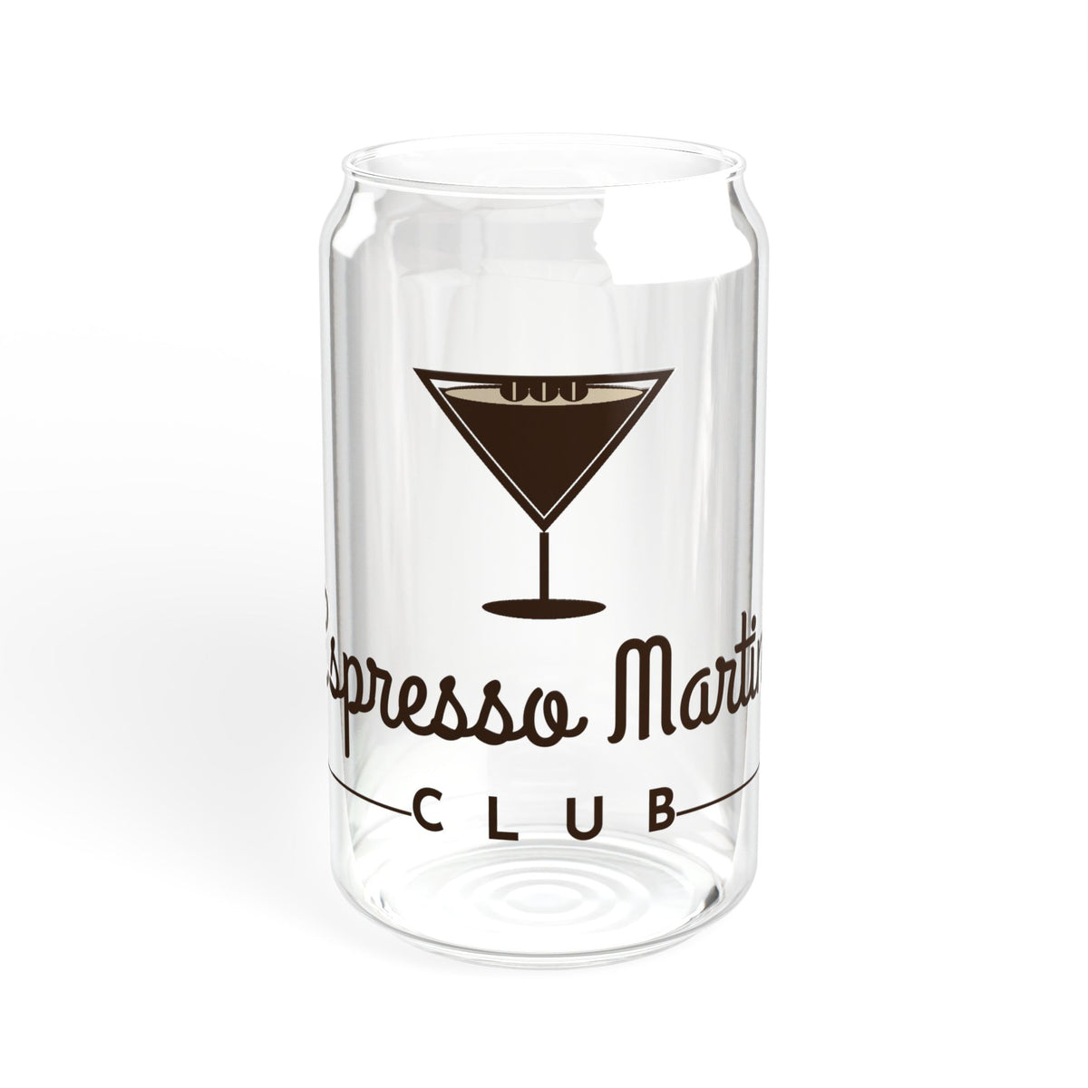 Espresso Martini Club Retro Cocktail Glass Can Tumbler