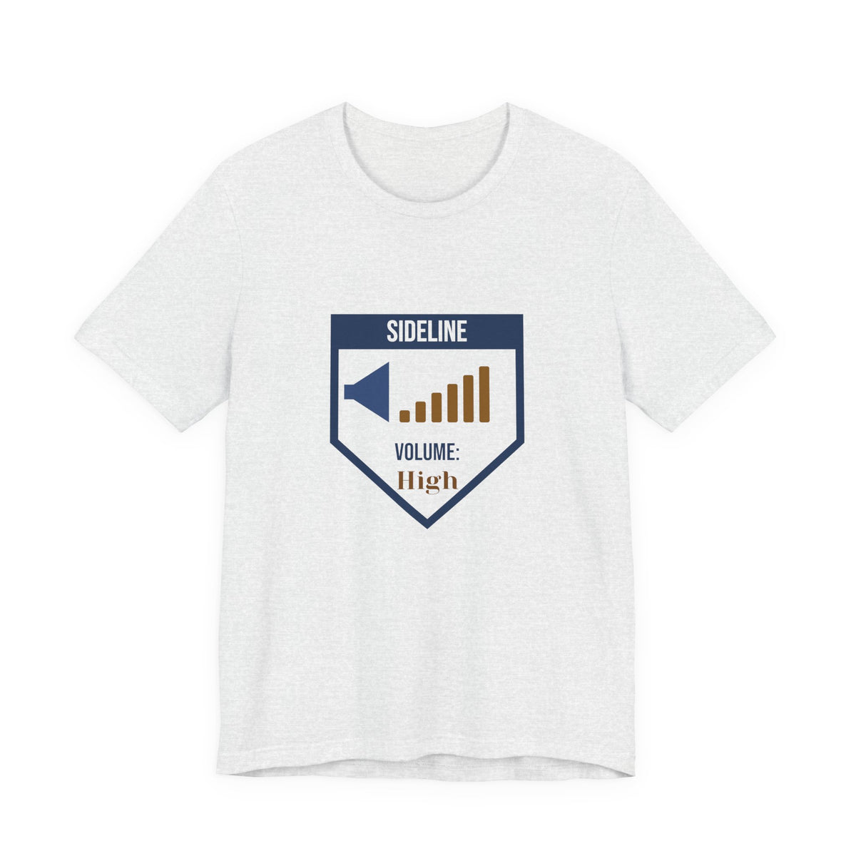 Sports Mom Shirt, Sideline Volume High Tee, Sideline Mom T-Shirt, Soccer Mom Gift, Loud Mom Graphic Tee