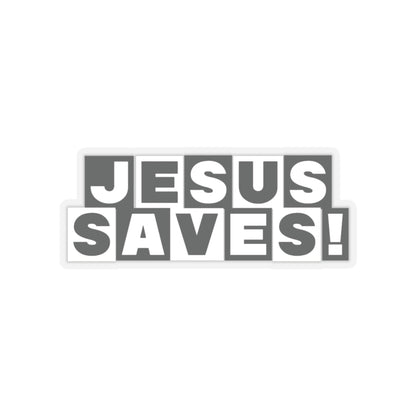 Religious Jesus Saves Cartoon Network Sticker