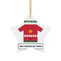 Official Ugly Sweater Day Judge Kawaii Christmas Ornament Gift for Her