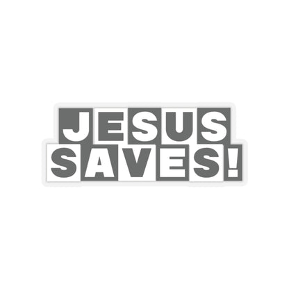 Religious Jesus Saves Cartoon Network Sticker
