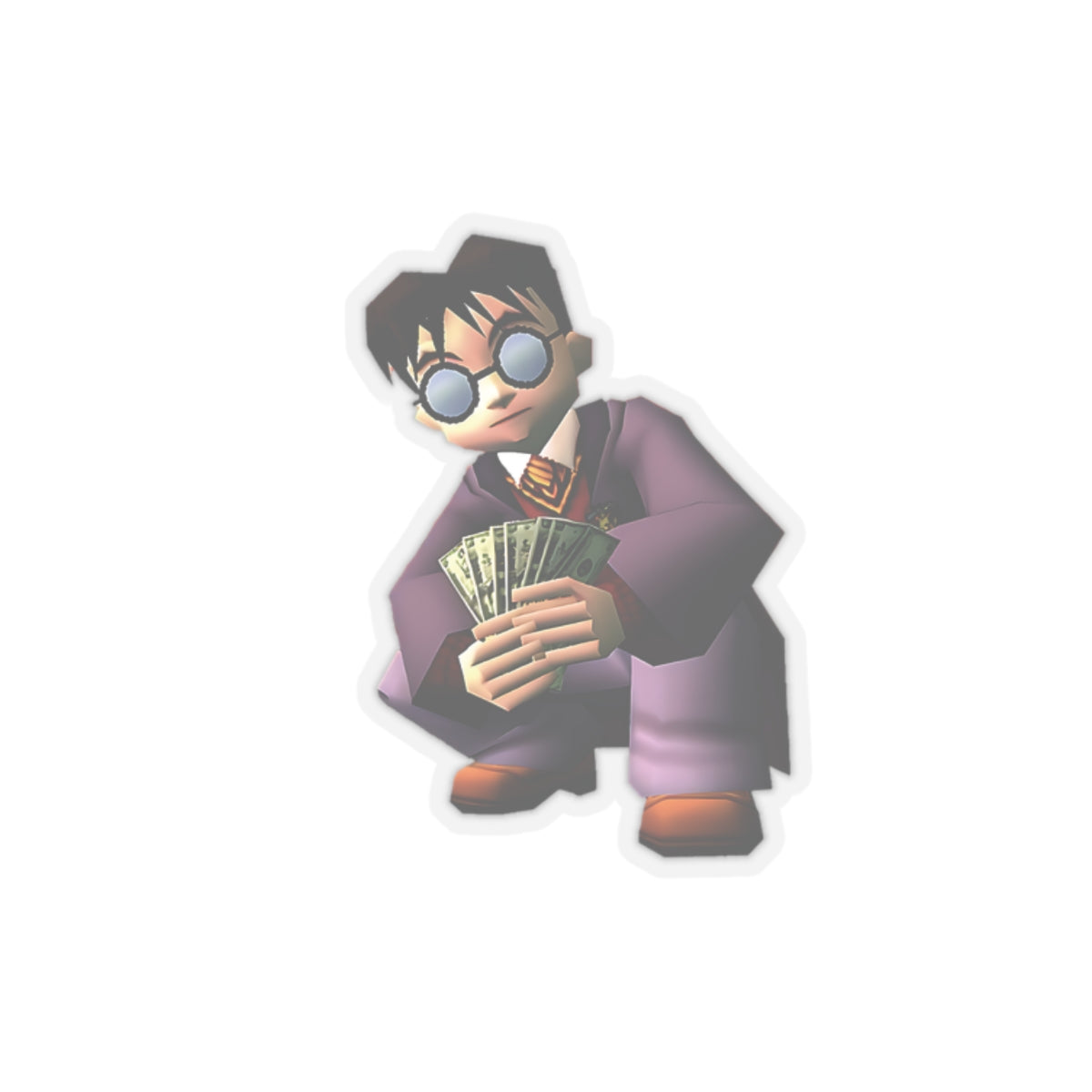 Harry Potter Money Spread Funny Sticker