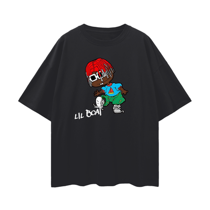 Vintage Like Lil Yatchy Lil Boat Rug Rat Graphic Oversized T Shirt