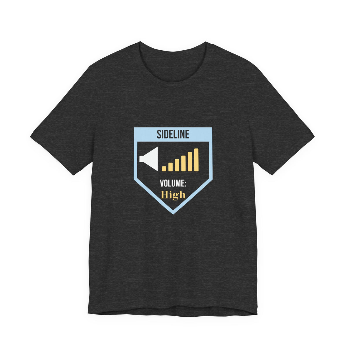 Sports Mom Shirt, Sideline Volume High Tee, Sideline Mom T-Shirt, Soccer Mom Gift, Loud Mom Graphic Tee