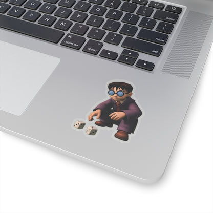 Harry Potter Rolling Dice Funny Sticker
