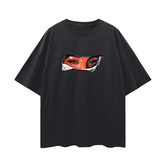 Loving Eyes 90s Vintage Like Graphic Oversized T Shirt