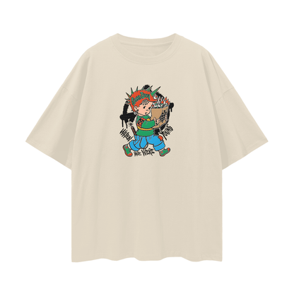 Vintage Like Green Day Band Oversized T Shirt