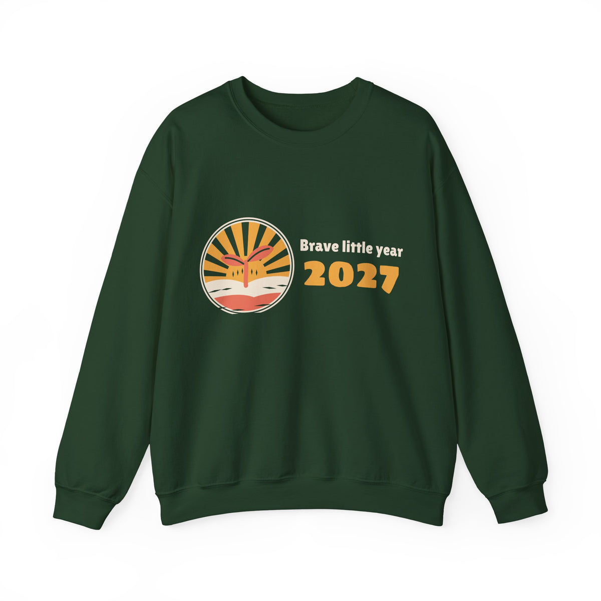 New Year Sweatshirt 2027, Brave Little Year Crewneck, New Year Gift for Her, Cozy Intentions Sweatshirt, Fresh Start Top