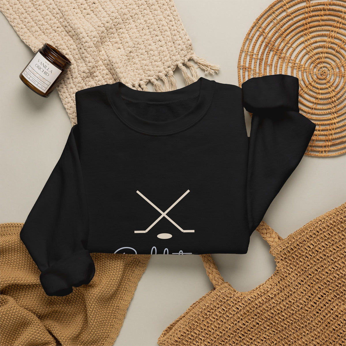 Hockey Mom Sweatshirt, Cold Toes Warm Heart Crewneck, Hockey Mom Gift, Ice Rink Sweatshirt for Women, Sports Mom Gift