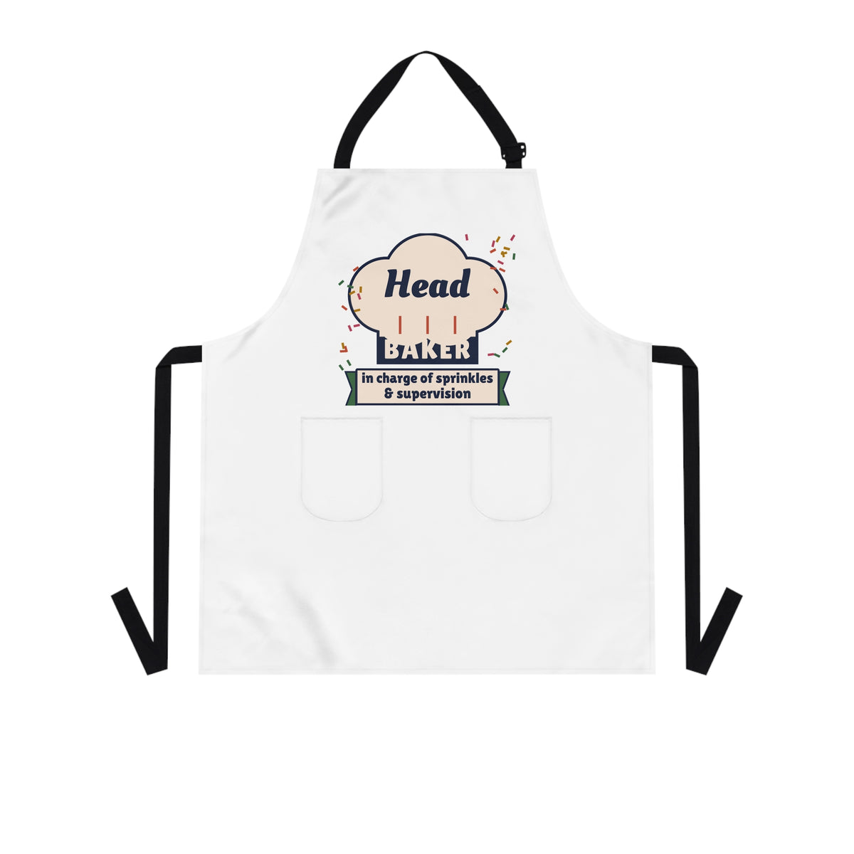 Head Baker Apron, Matching Parent and Kid Baking Set, Funny Baking Apron, Christmas Cookie Baking Gift, Gift for Mom or Dad