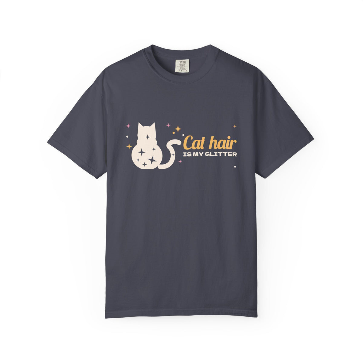 Cat Hair Is My Glitter Tee, Cat Mom Shirt, Funny Cat Shirt for Women